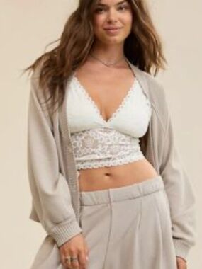 Aerie Lace longling Bralette/Tank - L